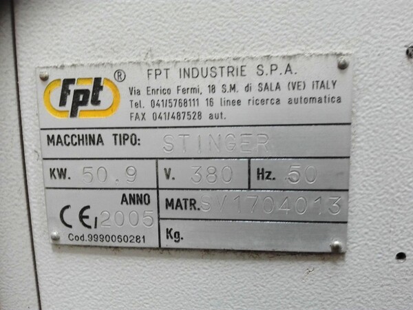 4#8399 Fresatrice Fpt Stinger in vendita - foto 9