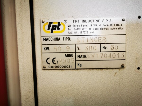 4#8399 Fresatrice Fpt Stinger in vendita - foto 30
