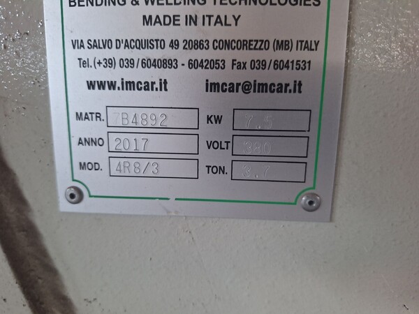 16#8413 Calandra 4 rulli 2000 in vendita - foto 5