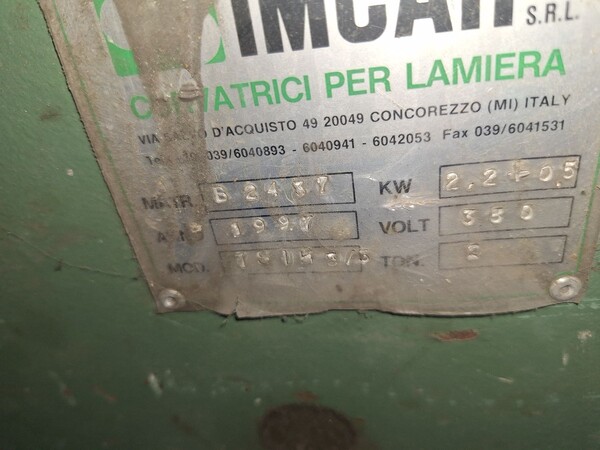 22#8413 Calandra tre rulli 1500 in vendita - foto 8