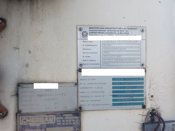 13#8417 Semirimorchio Chereau in vendita - foto 7