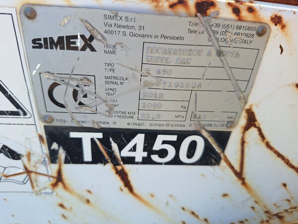 24#8423 Escavatrice a ruota Simex T 450 in vendita - foto 3