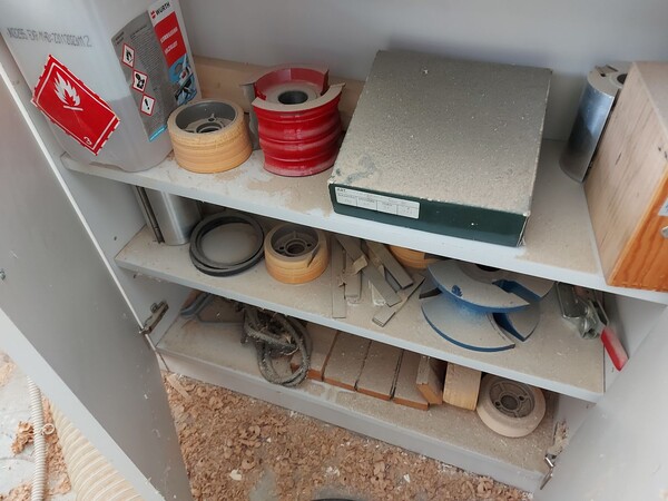 8#8426 Pialle per legno sega a nastro frese con accessori in vendita - foto 27