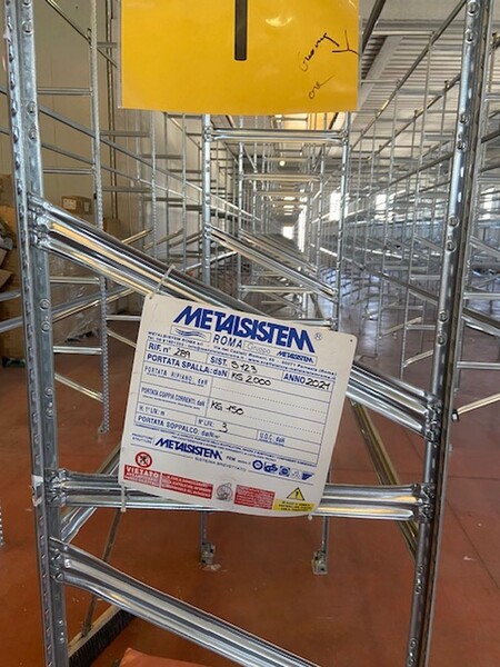 4#8448 Scaffalatura leggera metalsistem sistema 123 in vendita - foto 2