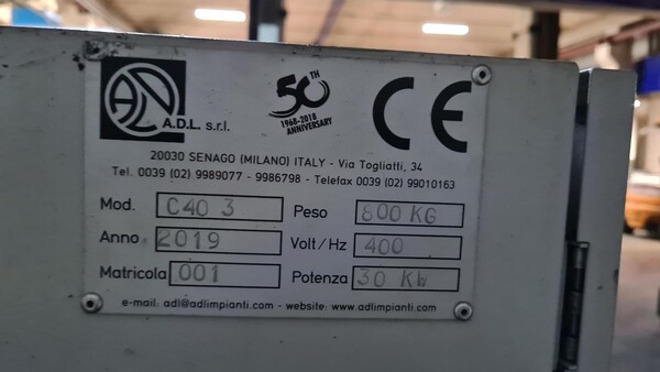 7#8448 Lavatrice a coclea in acciaio inox in vendita - foto 2