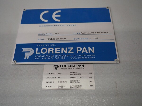 15#8478 Pallettizzazione linee confezionamento 5-6 -PC in vendita - foto 37