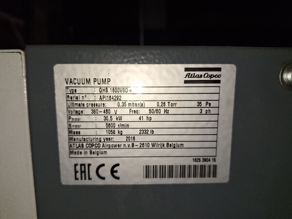 23#8478 Impianto vuoto ATLAS COPCO in vendita - foto 9