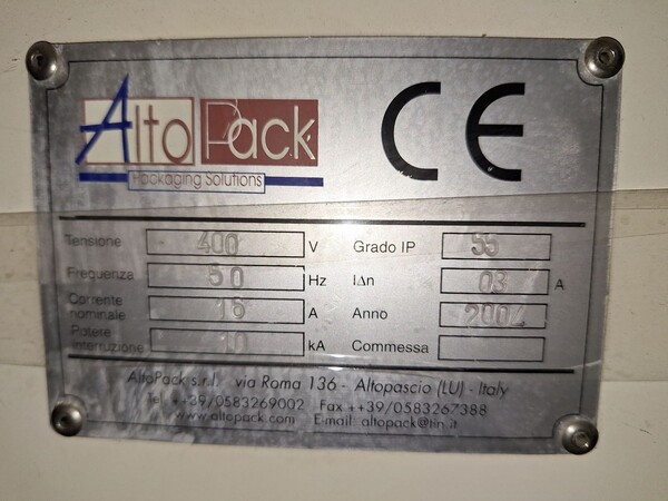 27#8478 Confezionatrice  Alto Pack in vendita - foto 2