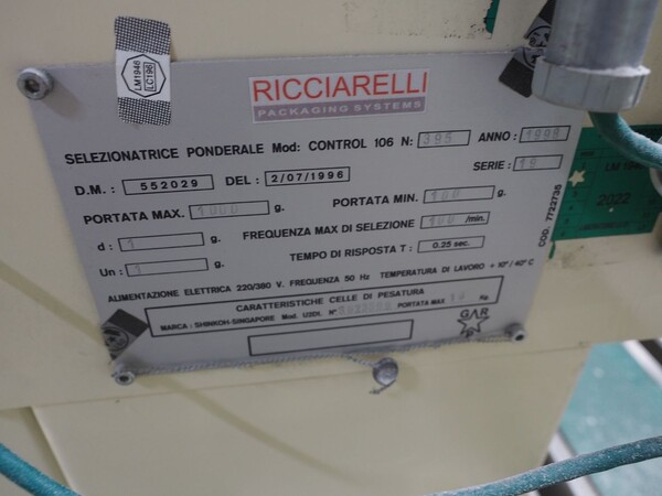 9#8478 Linea confezionamento 11 - PC RICCIARELLI in vendita - foto 30