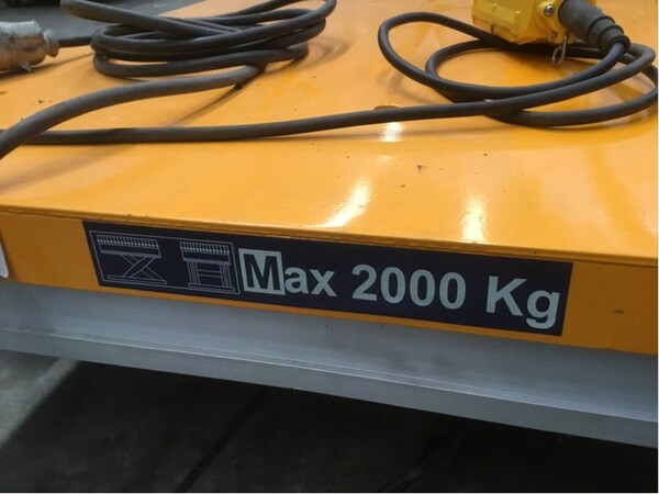 60#8549 Piattaforma Idraulica Electric lift table in vendita - foto 6