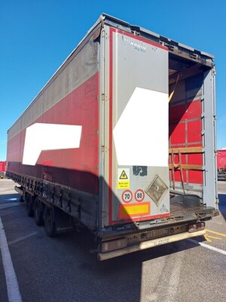 3#8570 KRONE RIMORCHIO CENTINATO MEGA in vendita - foto 1