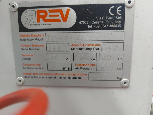 3#8584 Retinatrice REV in vendita - foto 3
