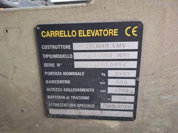 1#8608 Cesoia Vimercati carrello elevatore Kalmar e Iveco 35c13 in vendita - foto 17