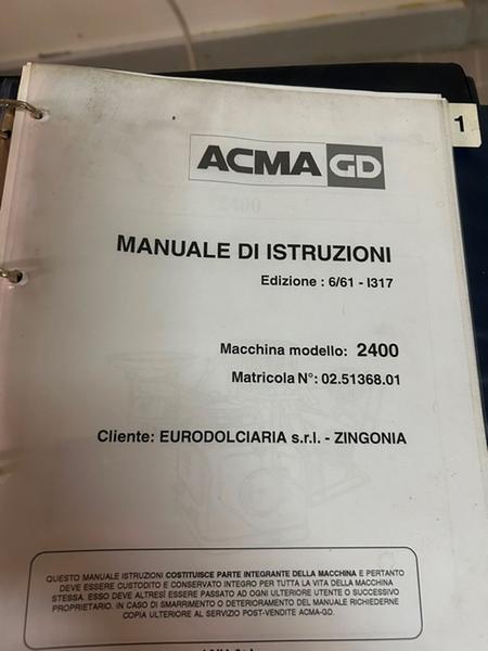 35#8655 confezionatrice ACMA GD 2400 in vendita - foto 17