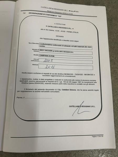 22#8671 Sottovuoto Catellani in vendita - foto 8