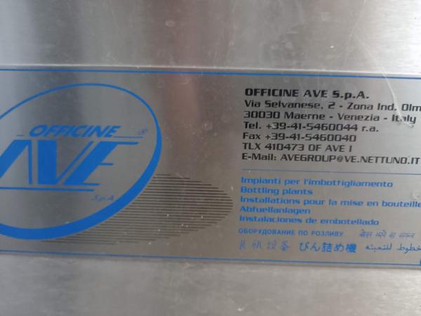 1#8681 Impianto di imbottigliamento marca Ave in vendita - foto 2