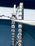 Immagine 4 - Bracciale Tennis Oro Bianco - Lotto 29 (Asta 8694)