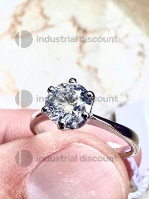 34#8694 Anello solitario 6 punte in vendita - foto 3