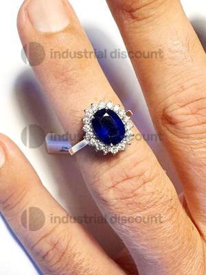 35#8694 Anello cocktail Zaffiro in vendita - foto 1