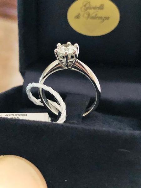 7#8694 ANELLO SOLITARIO in vendita - foto 1
