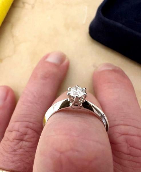 8#8694 ANELLO SOLITARIO TIFFANY in vendita - foto 5