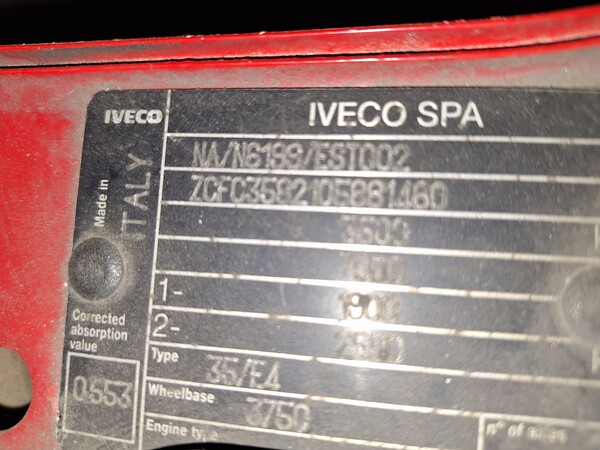 4#8772 Furgone Iveco Daily 35C12 cassonato in vendita - foto 16