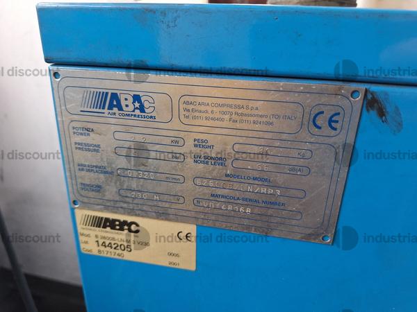 10#8798 Compressori con accumulo Mark e ABAC ed essicatore ARTIC RD in vendita - foto 7