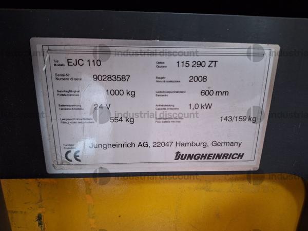 6#8798 Carrello elevatore Jungheinrich EJE110 in vendita - foto 7