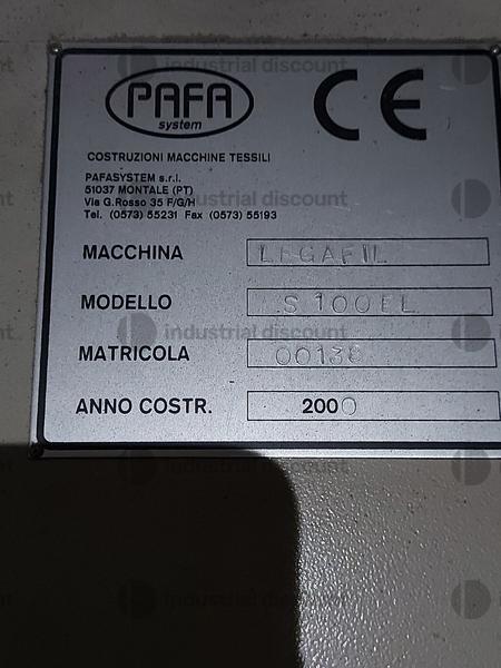 20#8801 Filatoio PA.FA Legafil S 100 EL in vendita - foto 2