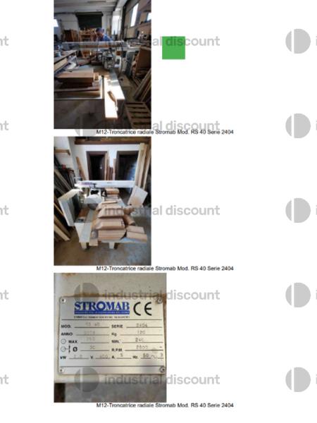 9#8814 Macchina per lavorazione legno Stromab in vendita - foto 1