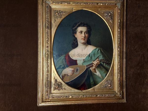 10#8837 Dipinto Olio su tela di Adolf Gugel in vendita - foto 1
