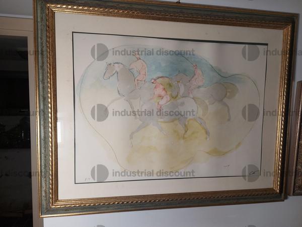 106#8837 Acquerello su carta di Giuseppe Cesetti in vendita - foto 1
