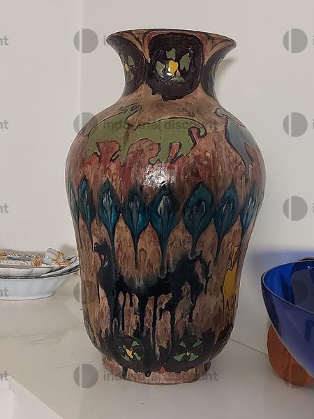 70#8837 Vaso in ceramica di Manifattura Gatti in vendita - foto 2