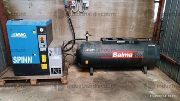 5#8861 Compressore ABAC e serbatoio Balma in vendita - foto 1