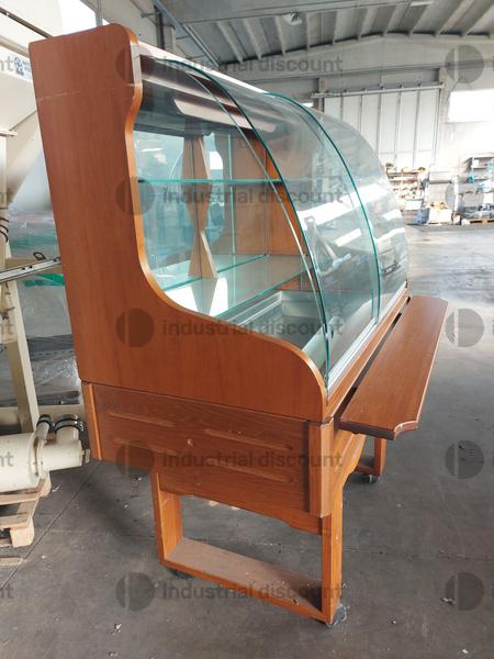 65#8866 Coppia di vetrine in legno con specchi in vendita - foto 11