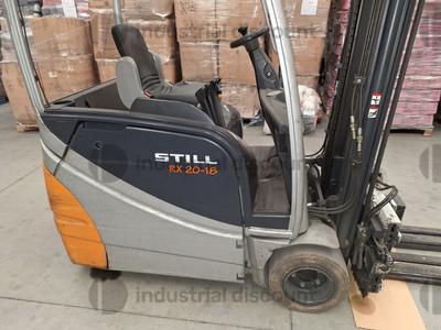 12#8867 Filati di vari colori, carrello elevatore Still ed autocarro Iveco in vendita - foto 3