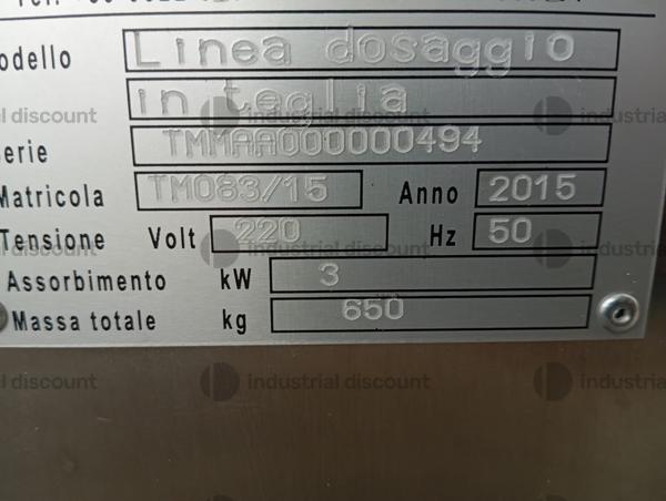 1#8942 Linea di dosaggio in teglia in vendita - foto 4