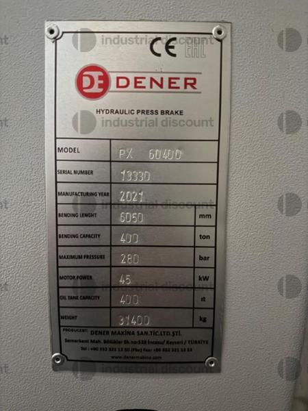 1#8948 Piegatrice Dener in vendita - foto 4