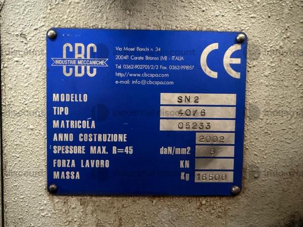 3#8948 Cesoia meccanica CBC in vendita - foto 6