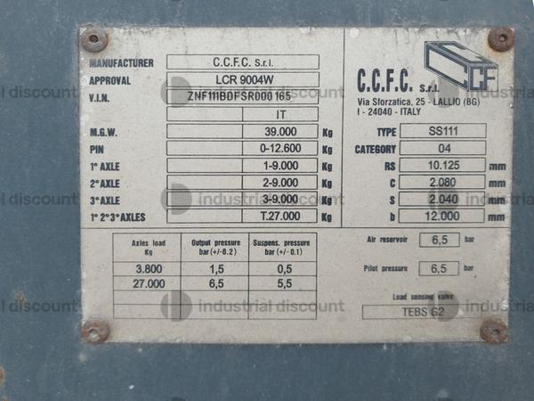 3#8978 Semirimorchio porta container CCFC in vendita - foto 2