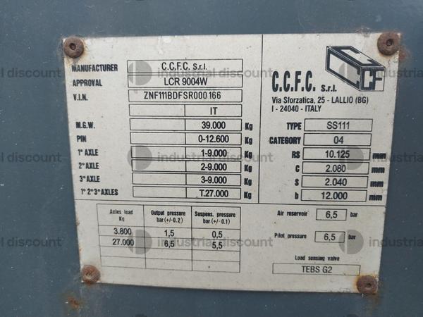 4#8978 Semirimorchio porta container CCFC in vendita - foto 2