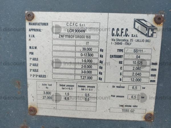 5#8978 Semirimorchio porta container CCFC in vendita - foto 2