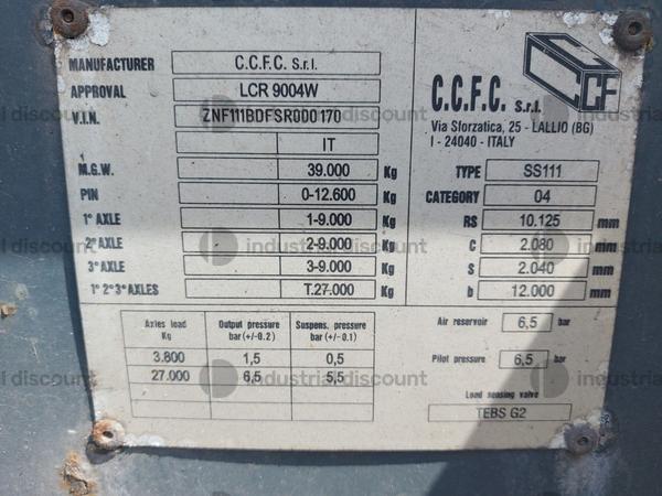7#8978 Semirimorchio porta container CCFC in vendita - foto 2