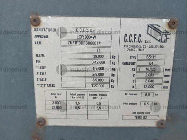 8#8978 Semirimorchio porta container CCFC in vendita - foto 2