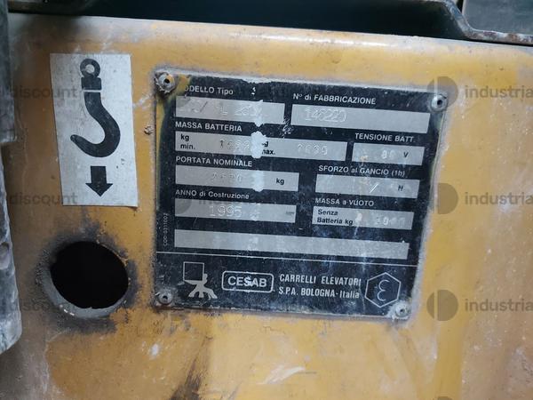 97#8980 Carrello elevaore Cesab in vendita - foto 4