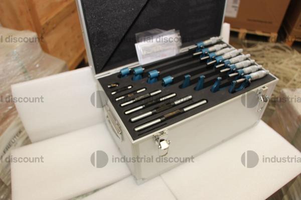 138#9012 Set 8x Micrometri Millesimali per Esterni 0-200 x 0,001 mm  FREUTEK SDM0056 in vendita - foto 3