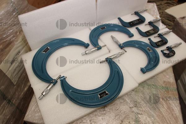 138#9012 Set 8x Micrometri Millesimali per Esterni 0-200 x 0,001 mm  FREUTEK SDM0056 in vendita - foto 5