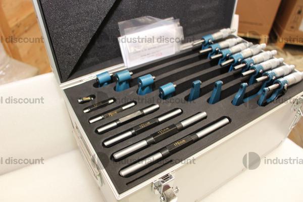 138#9012 Set 8x Micrometri Millesimali per Esterni 0-200 x 0,001 mm  FREUTEK SDM0056 in vendita - foto 8
