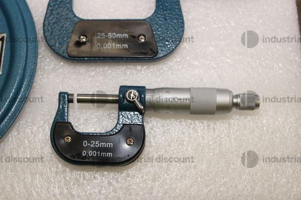 138#9012 Set 8x Micrometri Millesimali per Esterni 0-200 x 0,001 mm  FREUTEK SDM0056 in vendita - foto 9