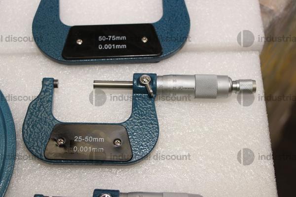 138#9012 Set 8x Micrometri Millesimali per Esterni 0-200 x 0,001 mm  FREUTEK SDM0056 in vendita - foto 10